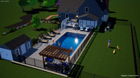 House with dog fence pergola shed3_001